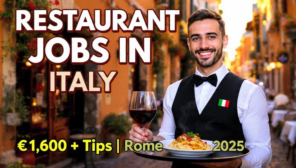 How to Apply Restaurant & Kitchen Helper Jobs in Italy
