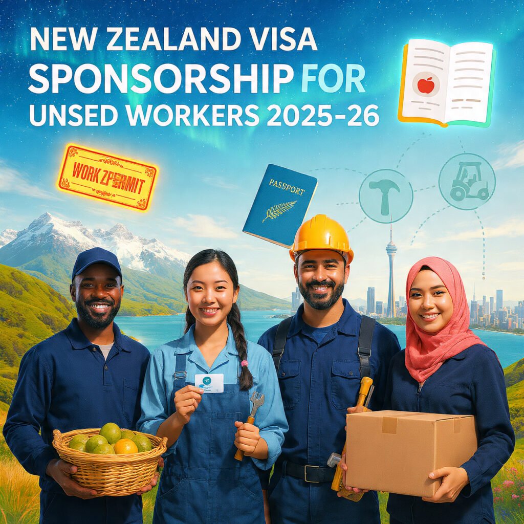 New Zealand Visa Sponsorship Unskilled Workers