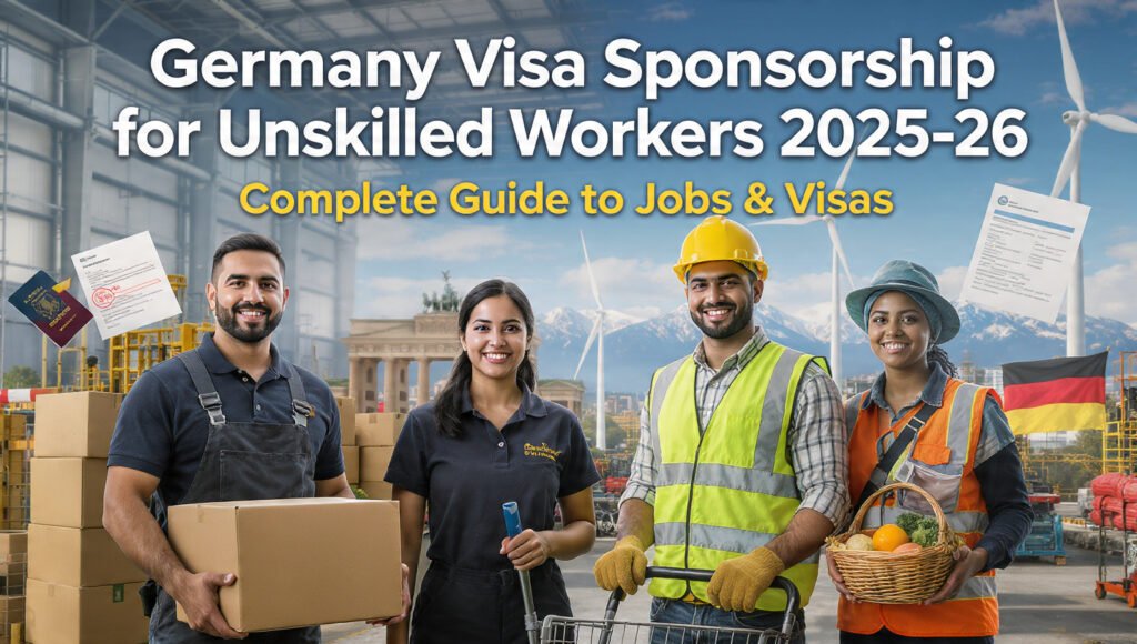Germany Visa Sponsorship for Unskilled Workers 2025-26: Complete Guide