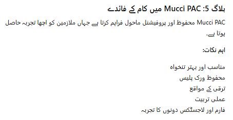 Why Work with Mucci PAC