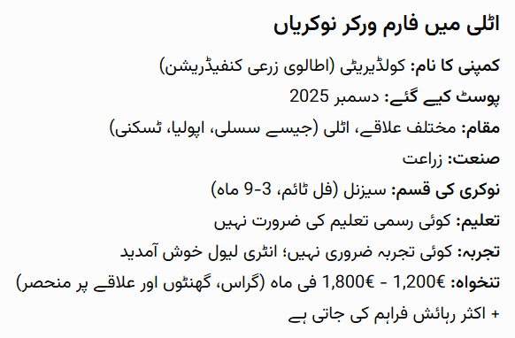 Security Guard Jobs in Italy